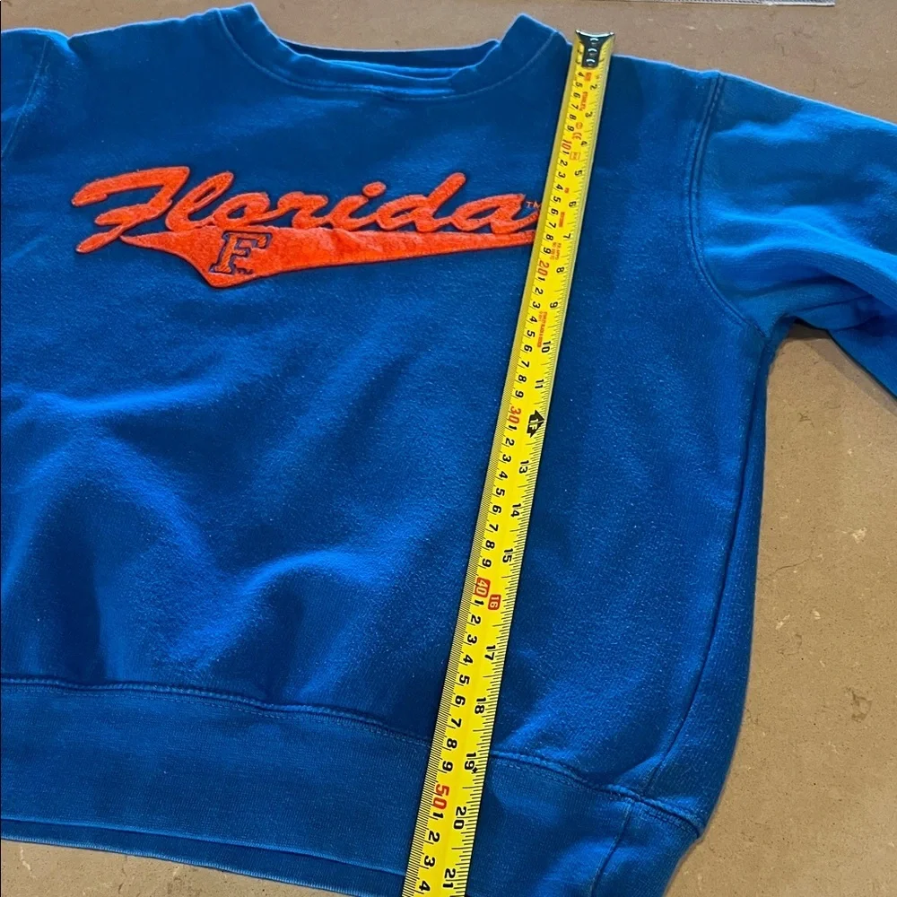 J. America Blue Preppy Vintage Sweatshirt FLORIDA Med - Picture 5 of 7